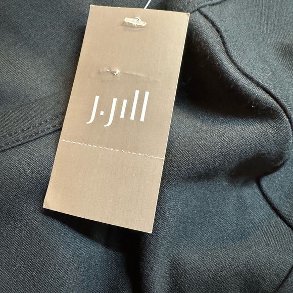 NWT  J. Jill Black Ponte Knit Top w/ Lace Accents  PLUS SIZE: 3X       #6 - Picture 11 of 12